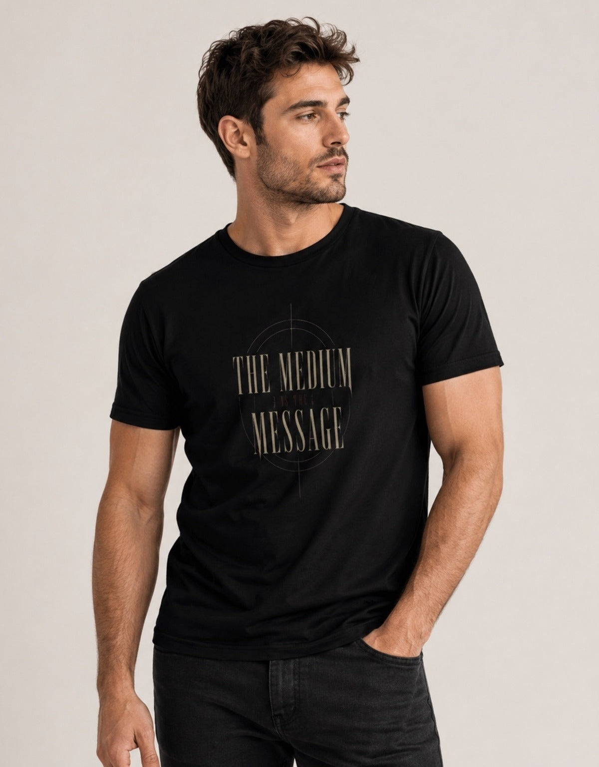 Unisex Medium is the Message Tee